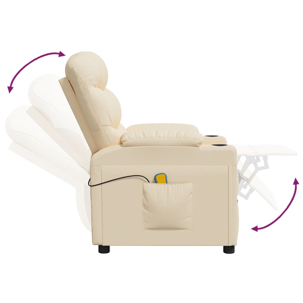 Massage Chair Cream Fabric