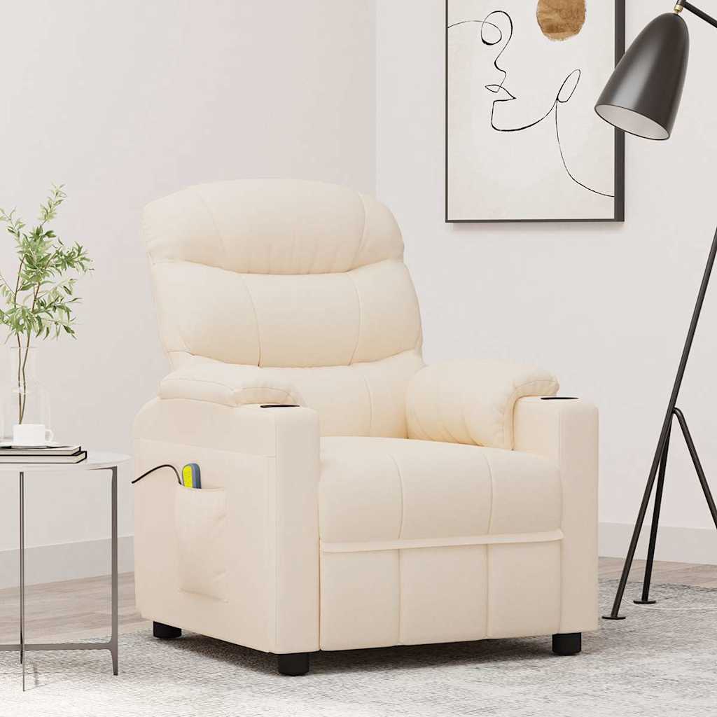 Massage Chair Cream Fabric