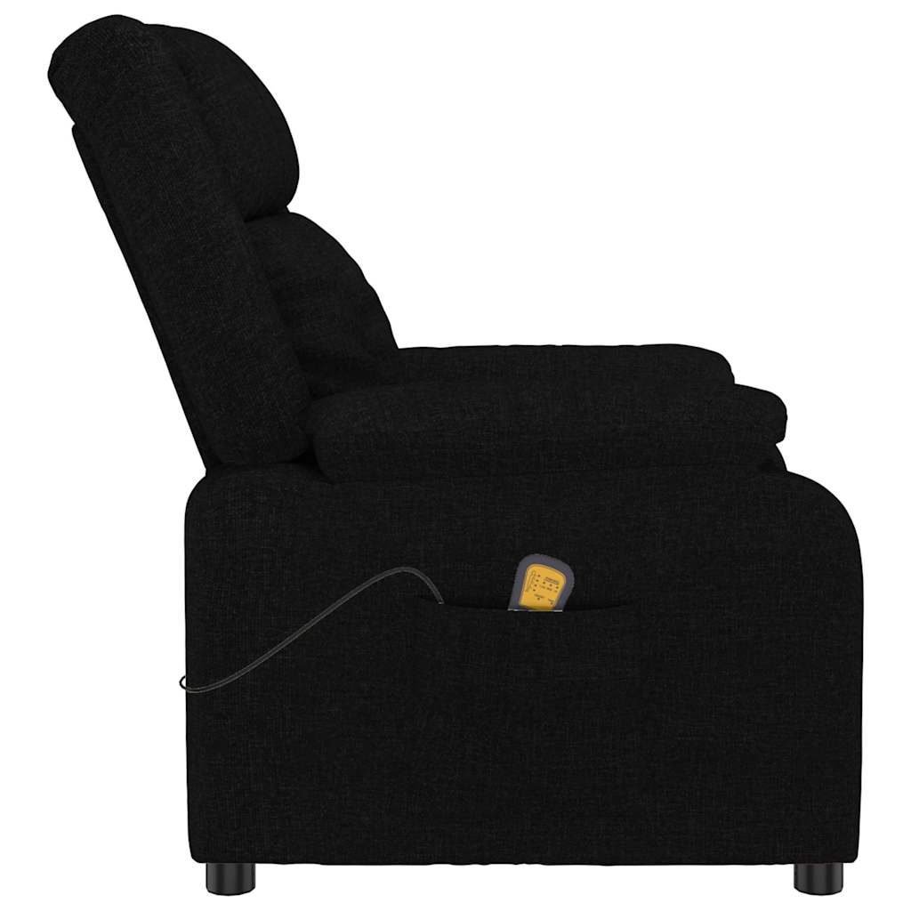 Massage Chair Black Fabric