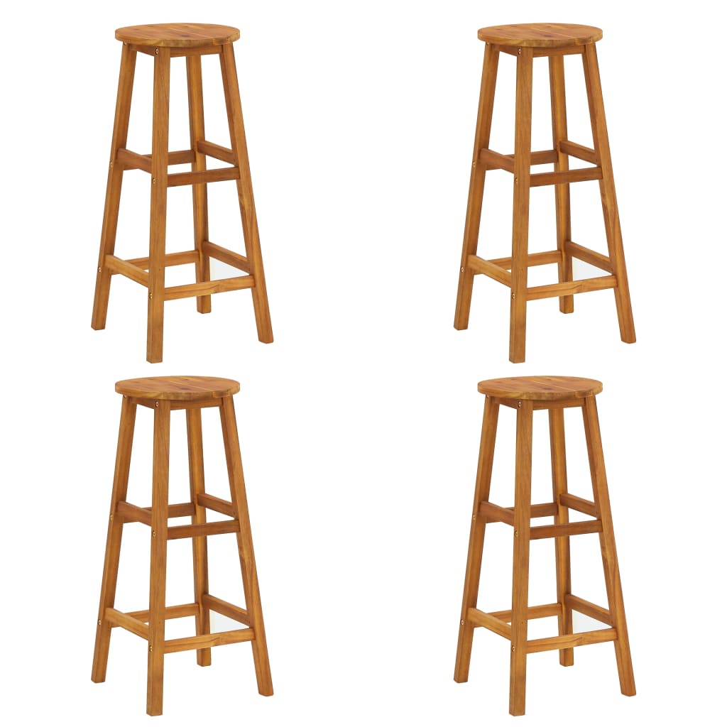 5 Piece Garden Bar Set Solid Wood Acacia