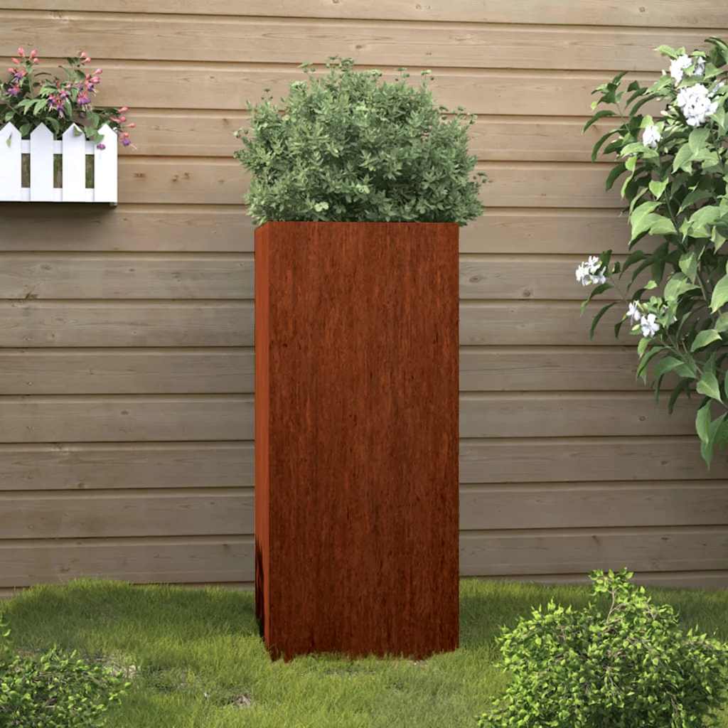 Planter 32x29x75 cm Corten Steel