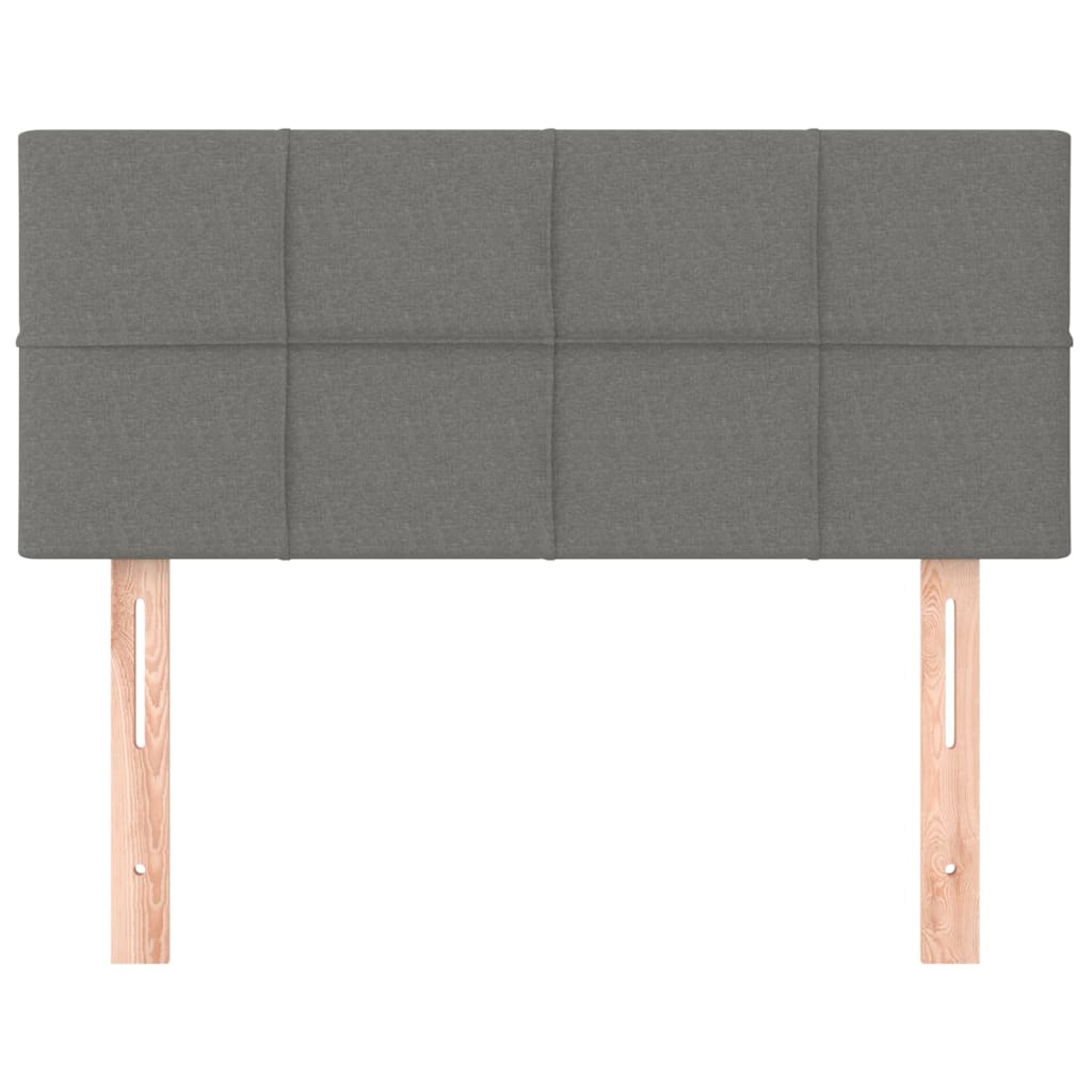 Headboard Dark Grey 100 cm Fabric