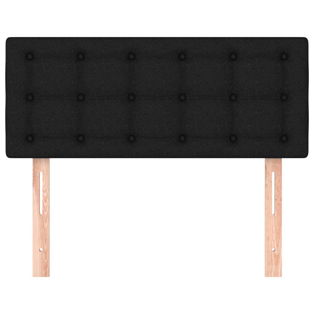 Headboard Black 100 cm Fabric
