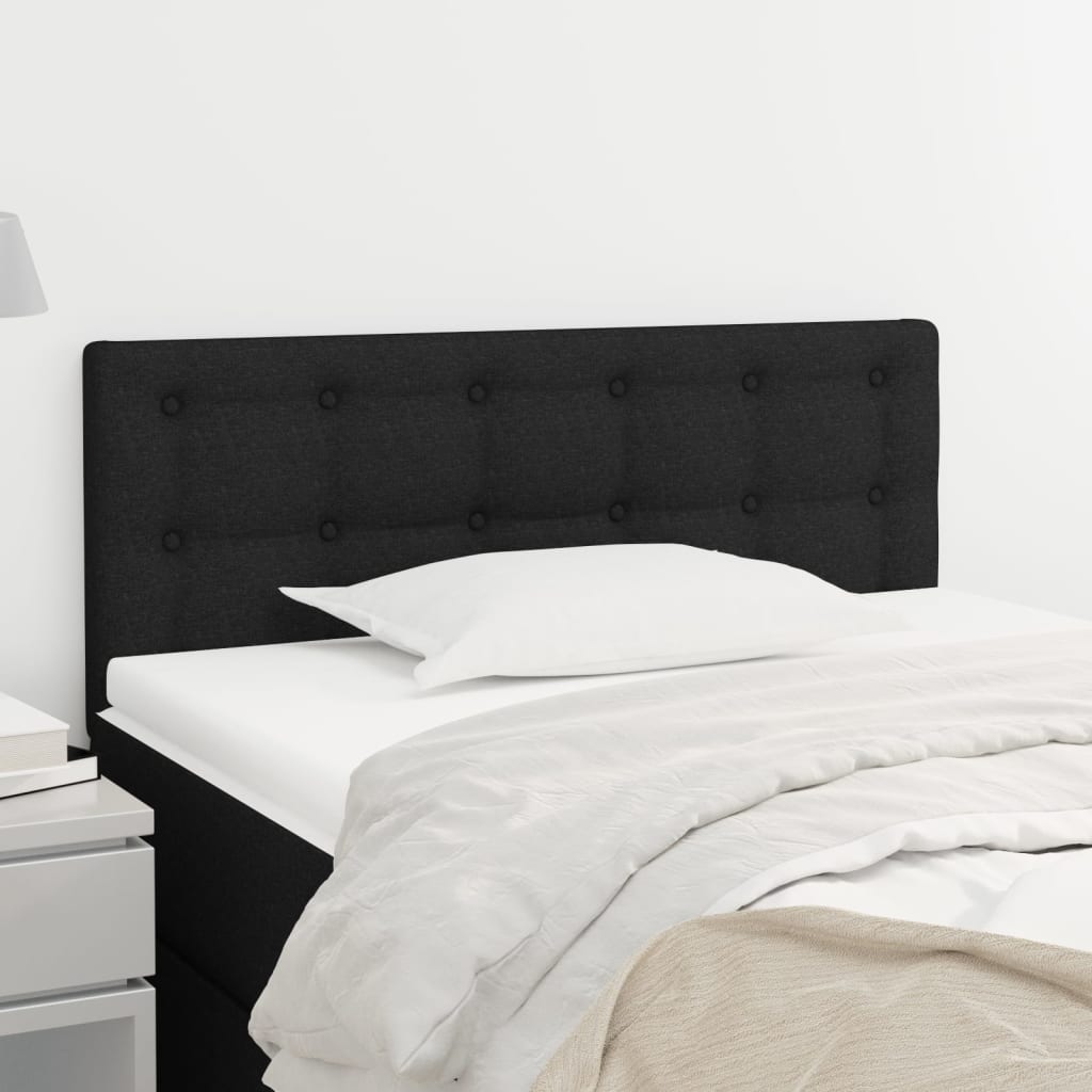 Headboard Black 100 cm Fabric