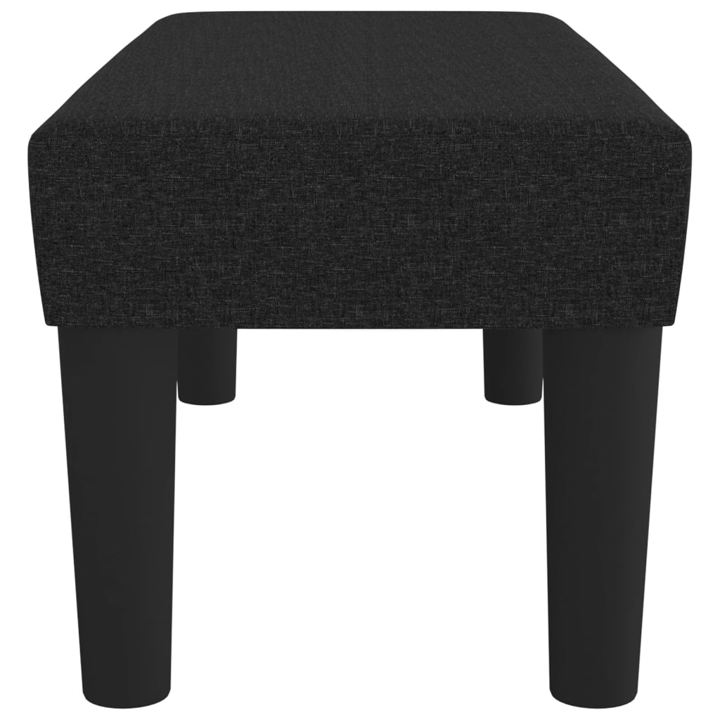 Bench Black 70x30x30 cm Fabric