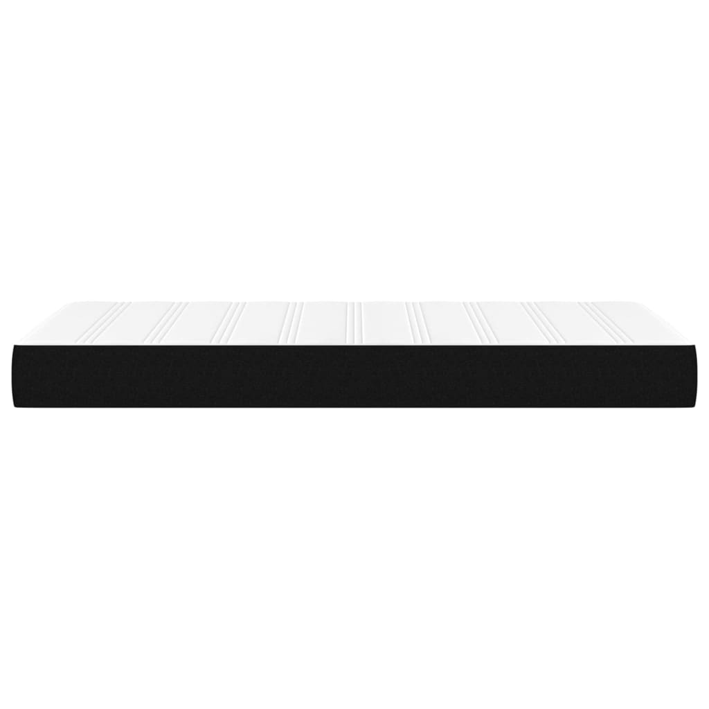 Pocket Spring Bed Mattress Medium Black 90x190x20 cm Fabric