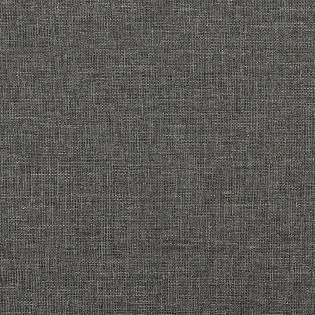 Pocket Spring Bed Mattress Medium Dark Grey 137x190x20 cm Full Fabric