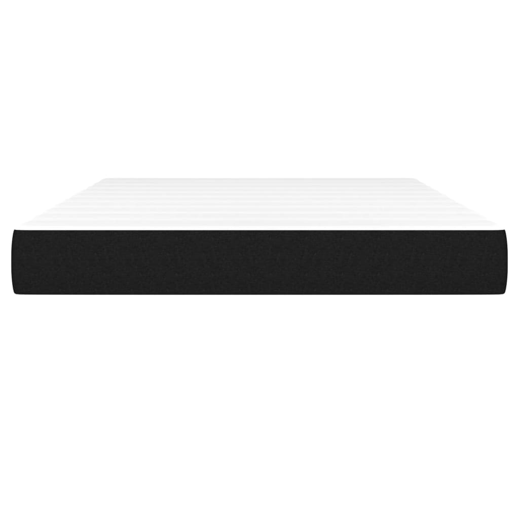 Pocket Spring Bed Mattress Medium Black 137x190x20 cm Fabric
