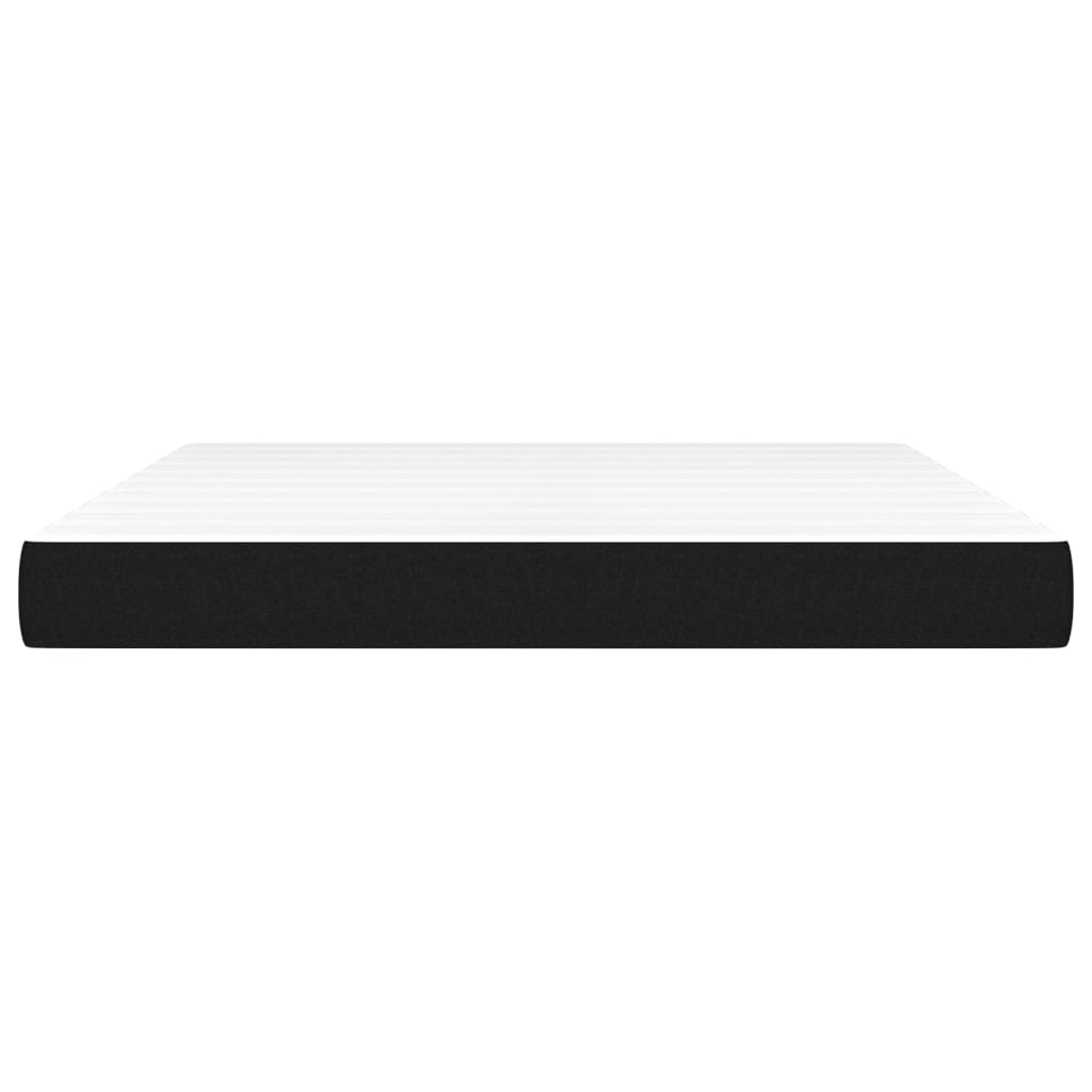 Pocket Spring Bed Mattress Medium Black 153x203x20 cm Queen Size Fabric