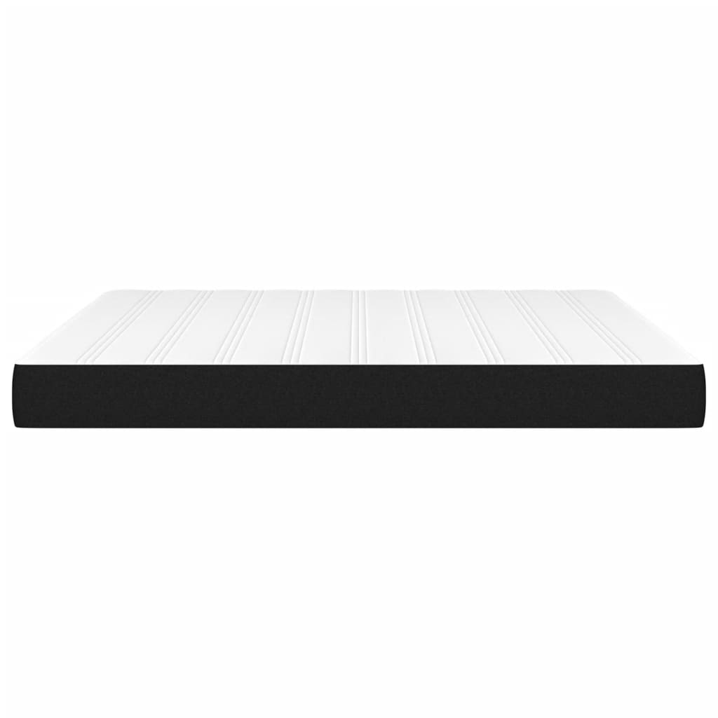 Pocket Spring Bed Mattress Medium Black 153x203x20 cm Queen Size Fabric