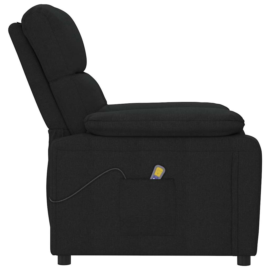 Massage Chair Black Fabric