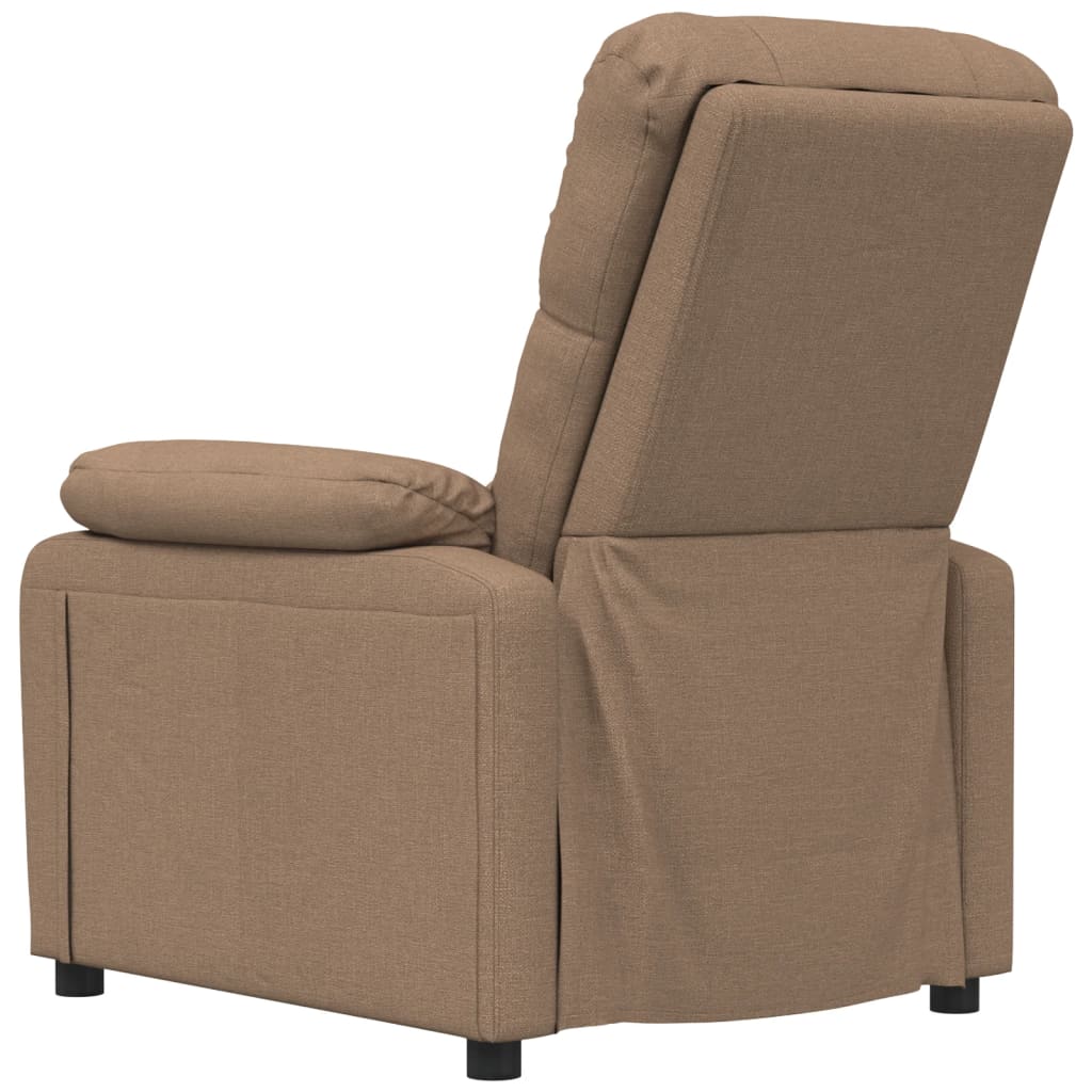 Massage Chair Brown Fabric