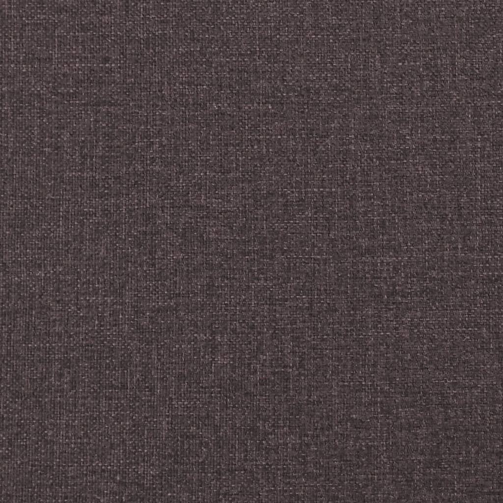 Massage Chair Dark Brown Fabric
