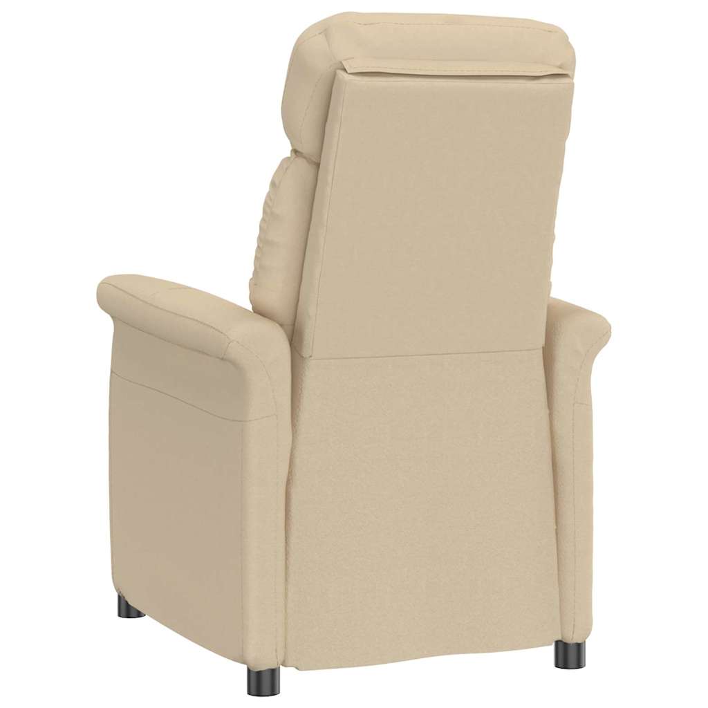 Armchair Cream 96.5 x 70.5 x 95 cm Micro Fiber