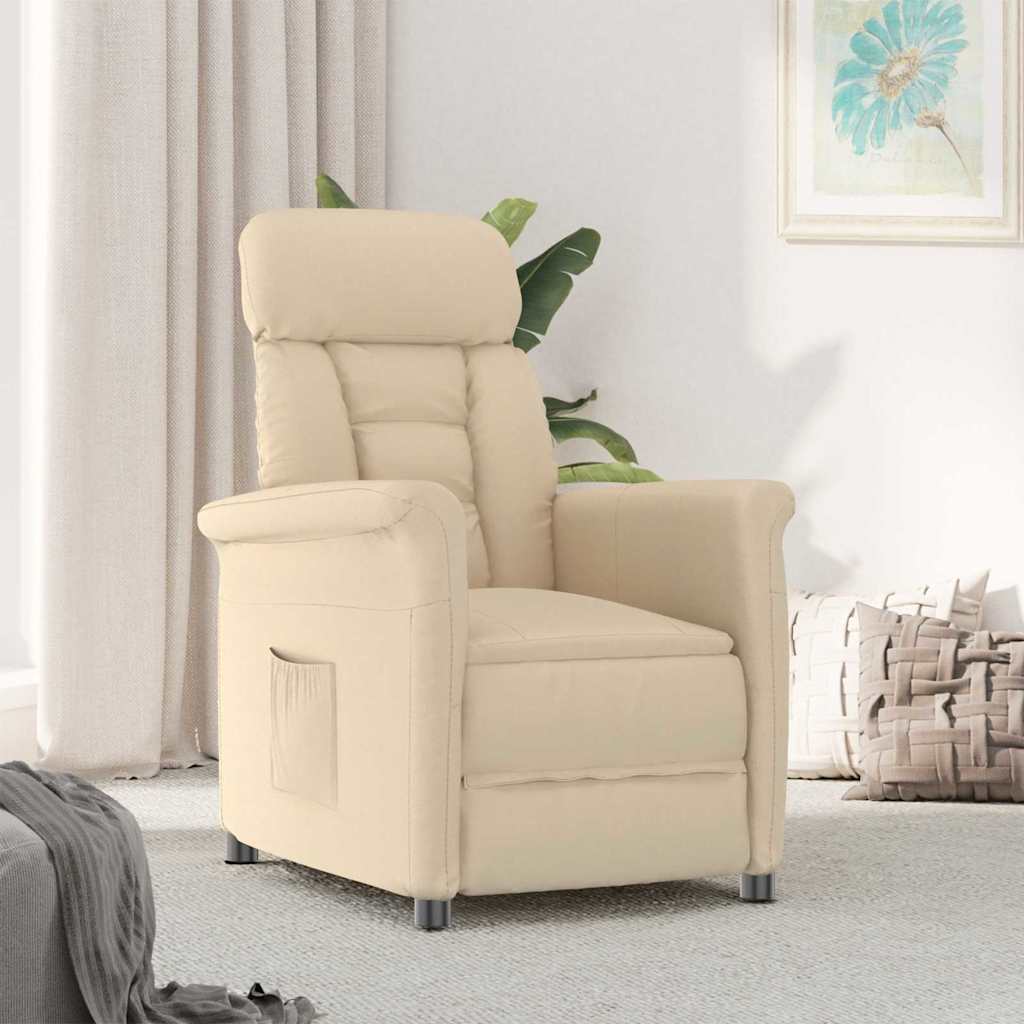 Armchair Cream Micro Fiber