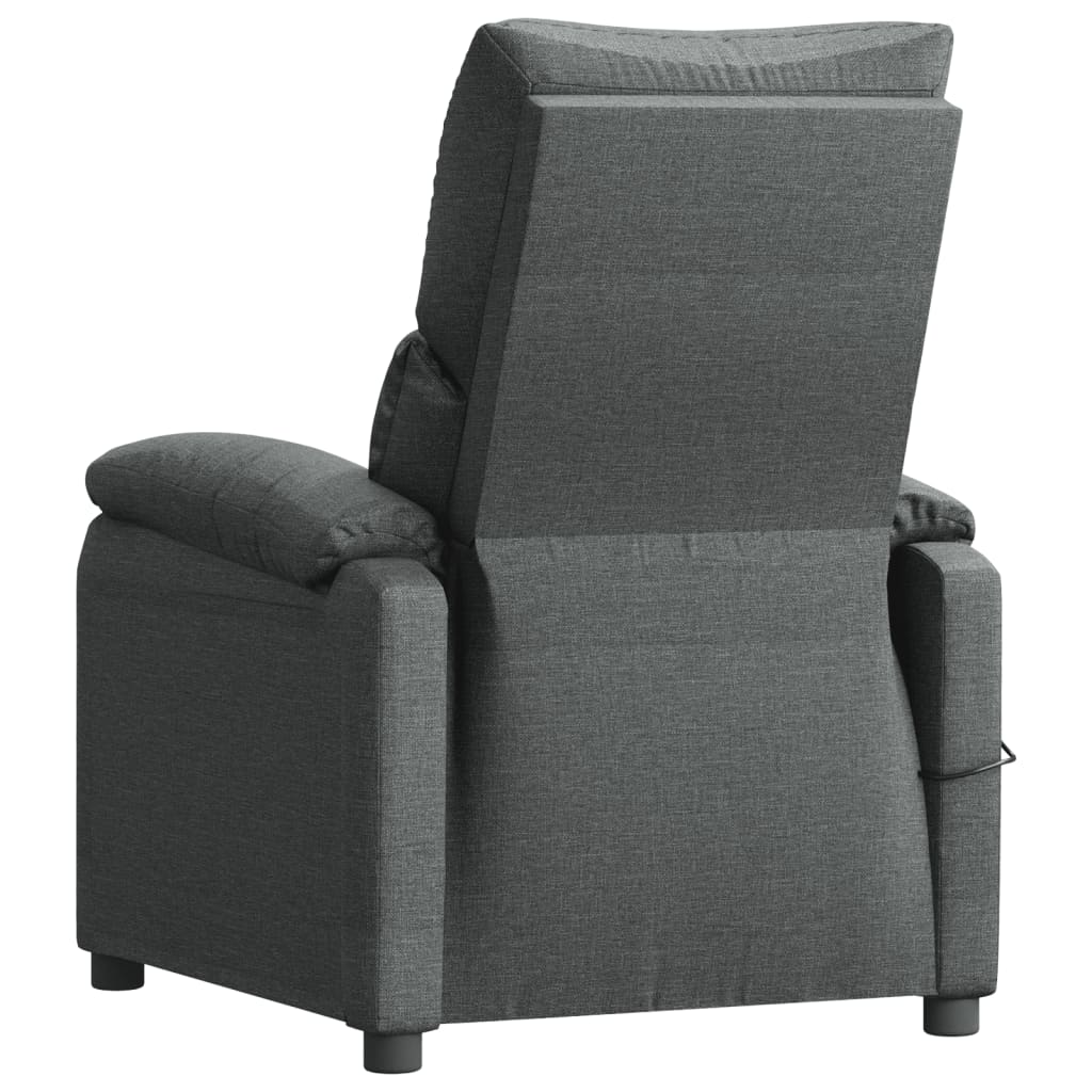 Massage Chair Dark Grey Fabric