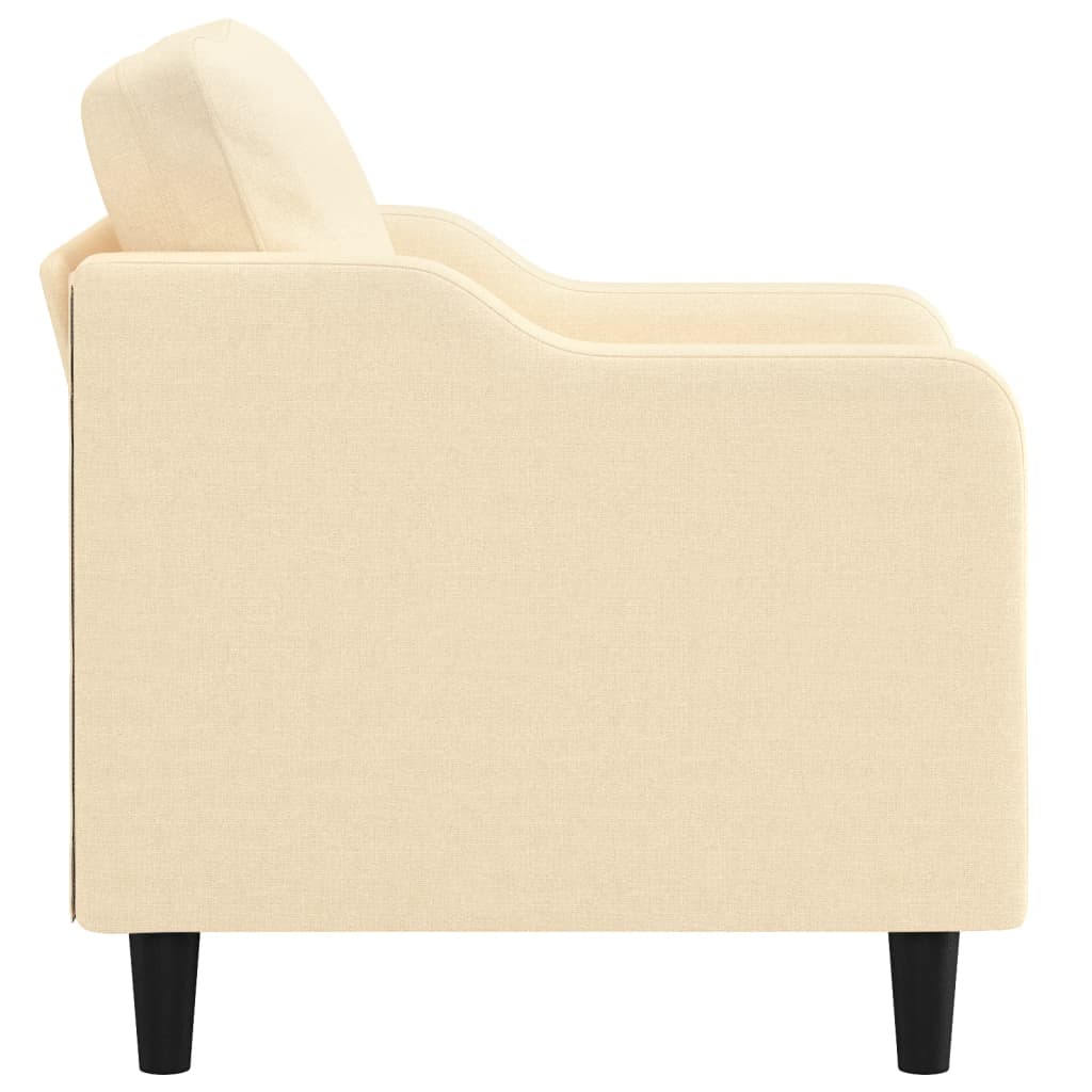 Sofa Chair Cream 60 cm Fabric