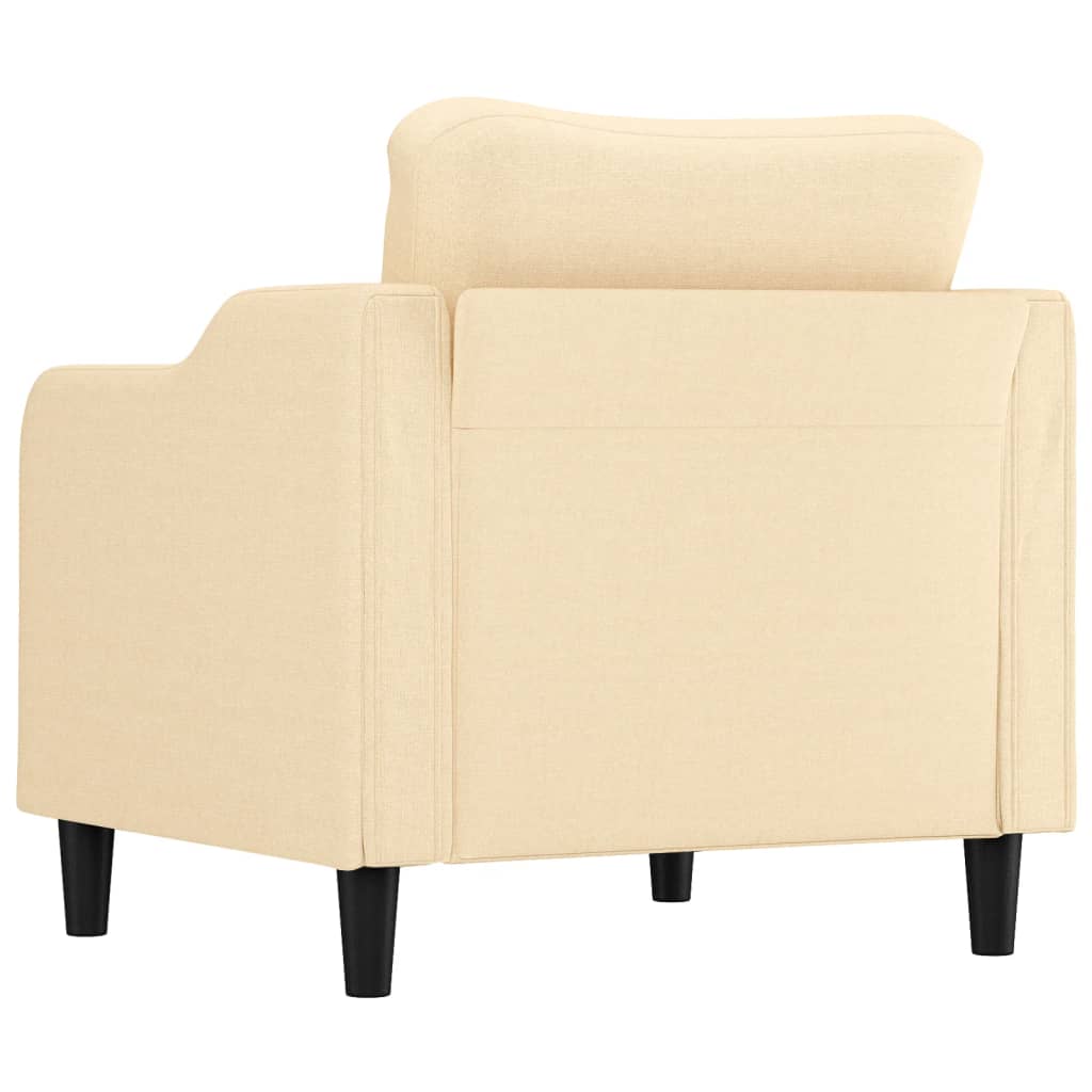 Sofa Chair Cream 60 cm Fabric