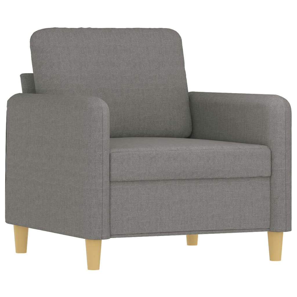 Sofa Chair Dark Grey 60 cm Fabric
