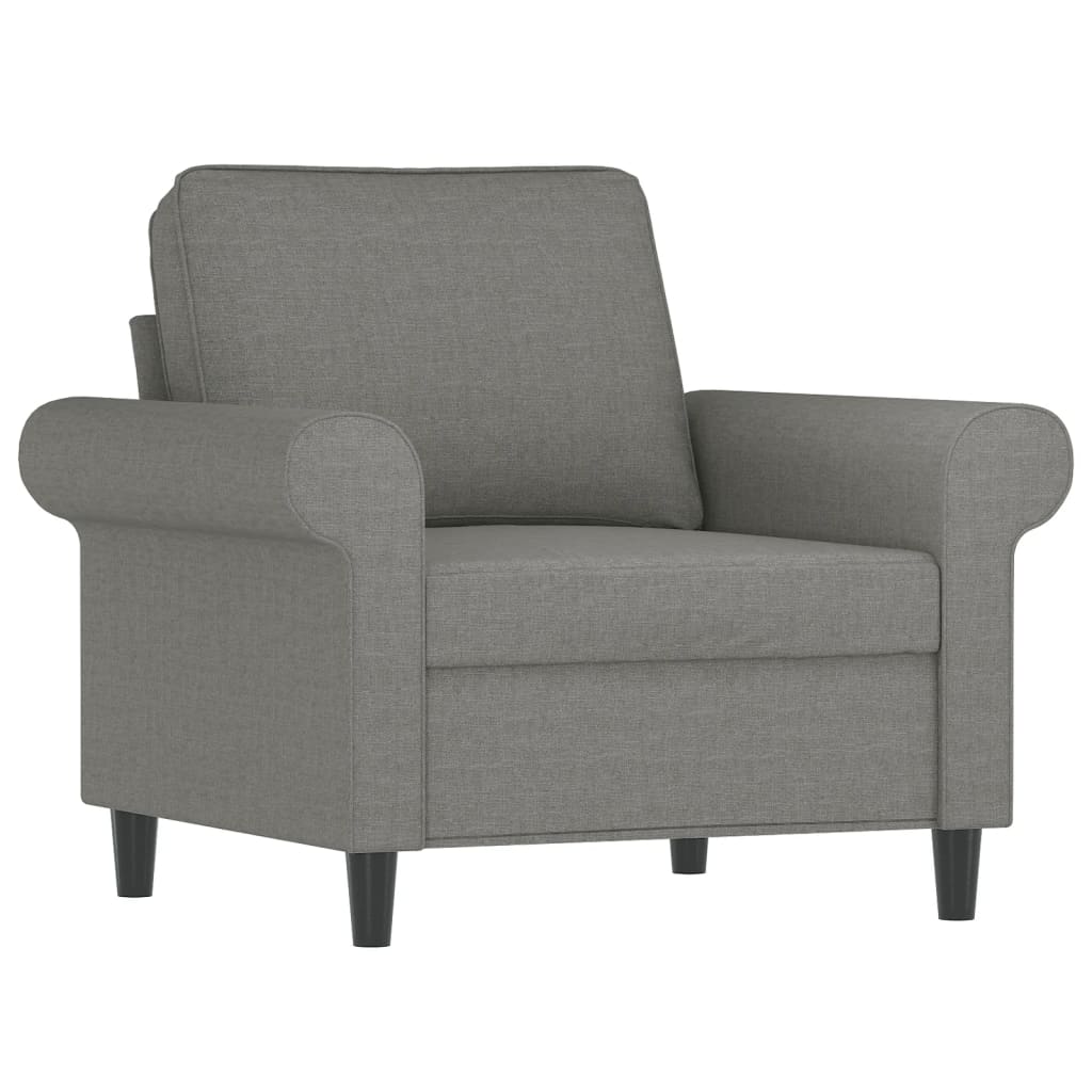 Sofa Chair Dark Grey 60 cm Fabric