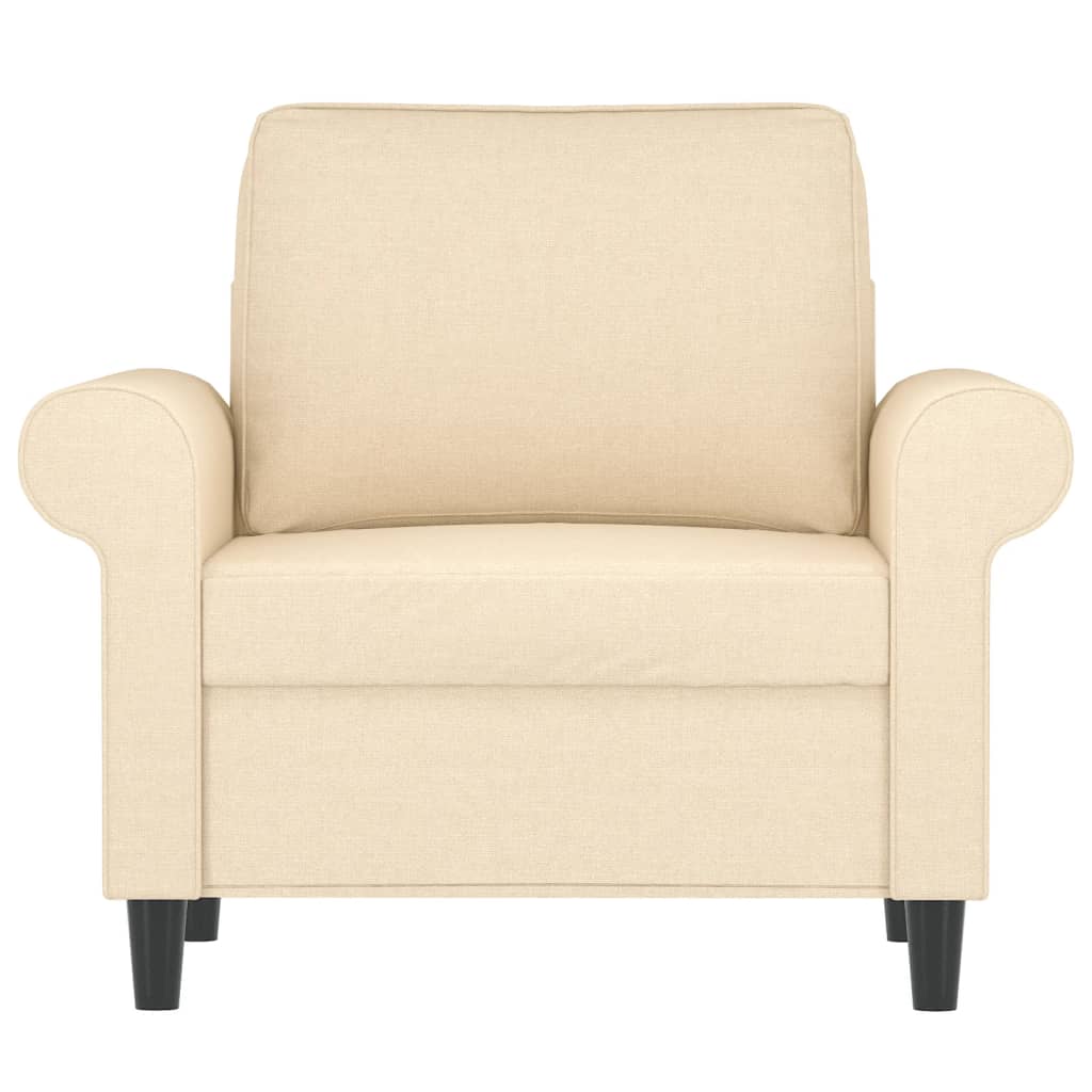 Sofa Chair Cream 60 cm Fabric