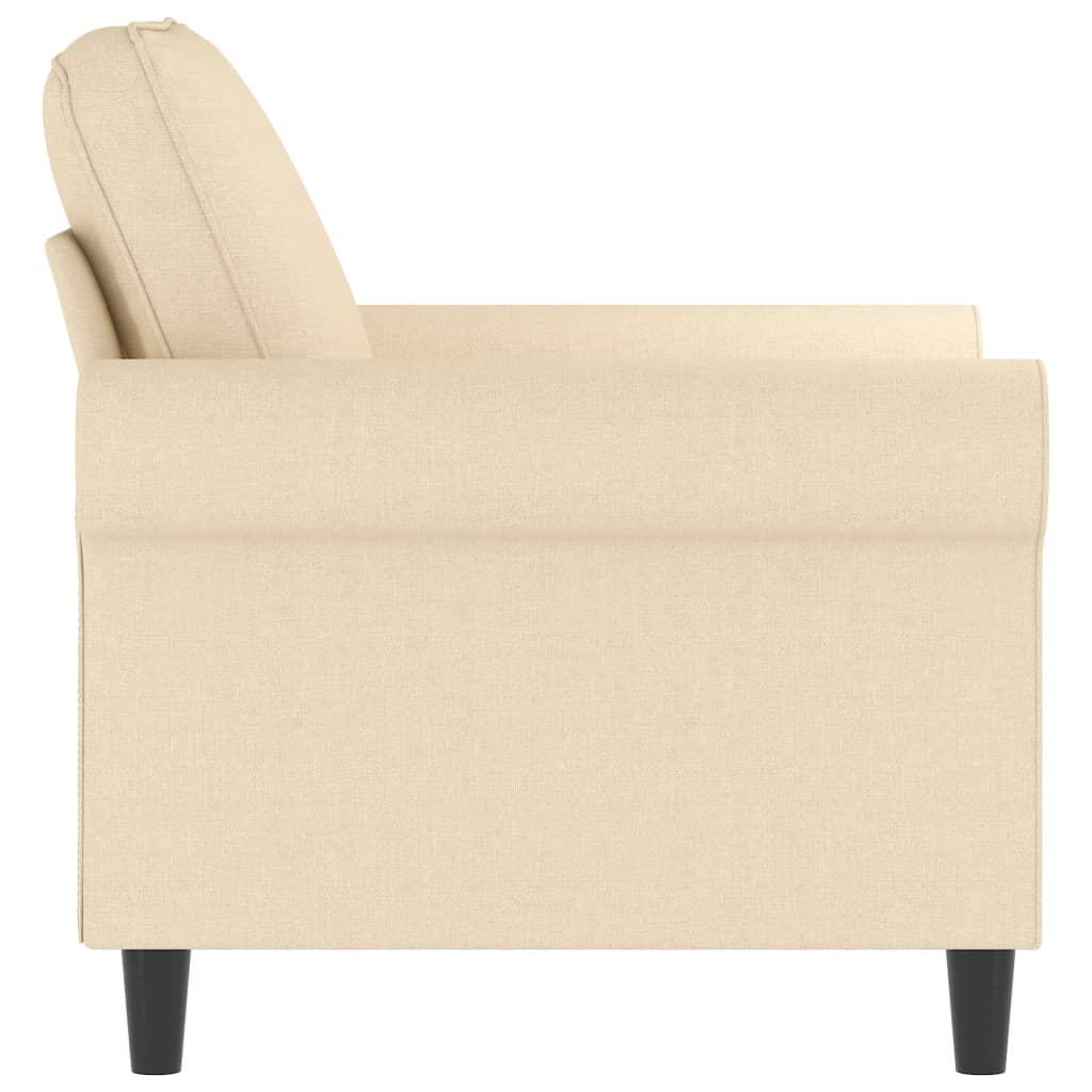 Sofa Chair Cream 60 cm Fabric