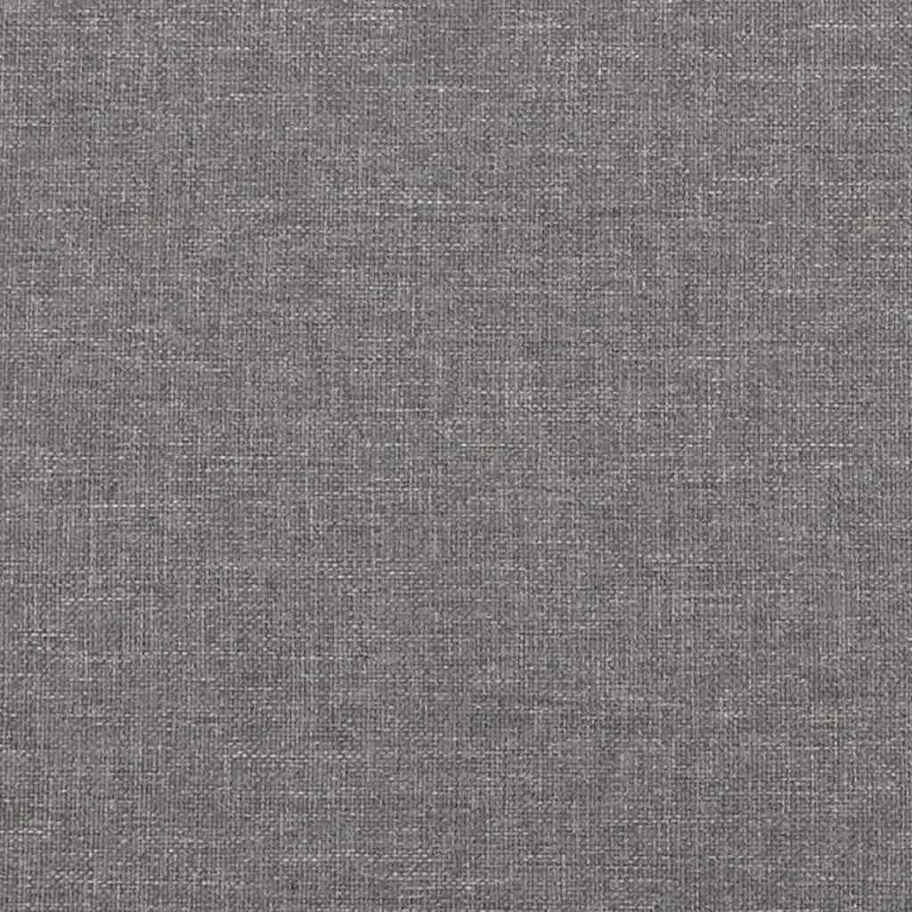 2-Seater Sofa Light Grey 120 cm Fabric