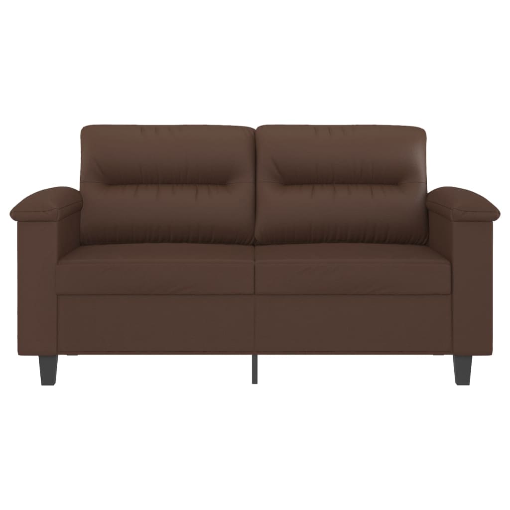 2-Seater Sofa Brown 120 cm Faux Leather
