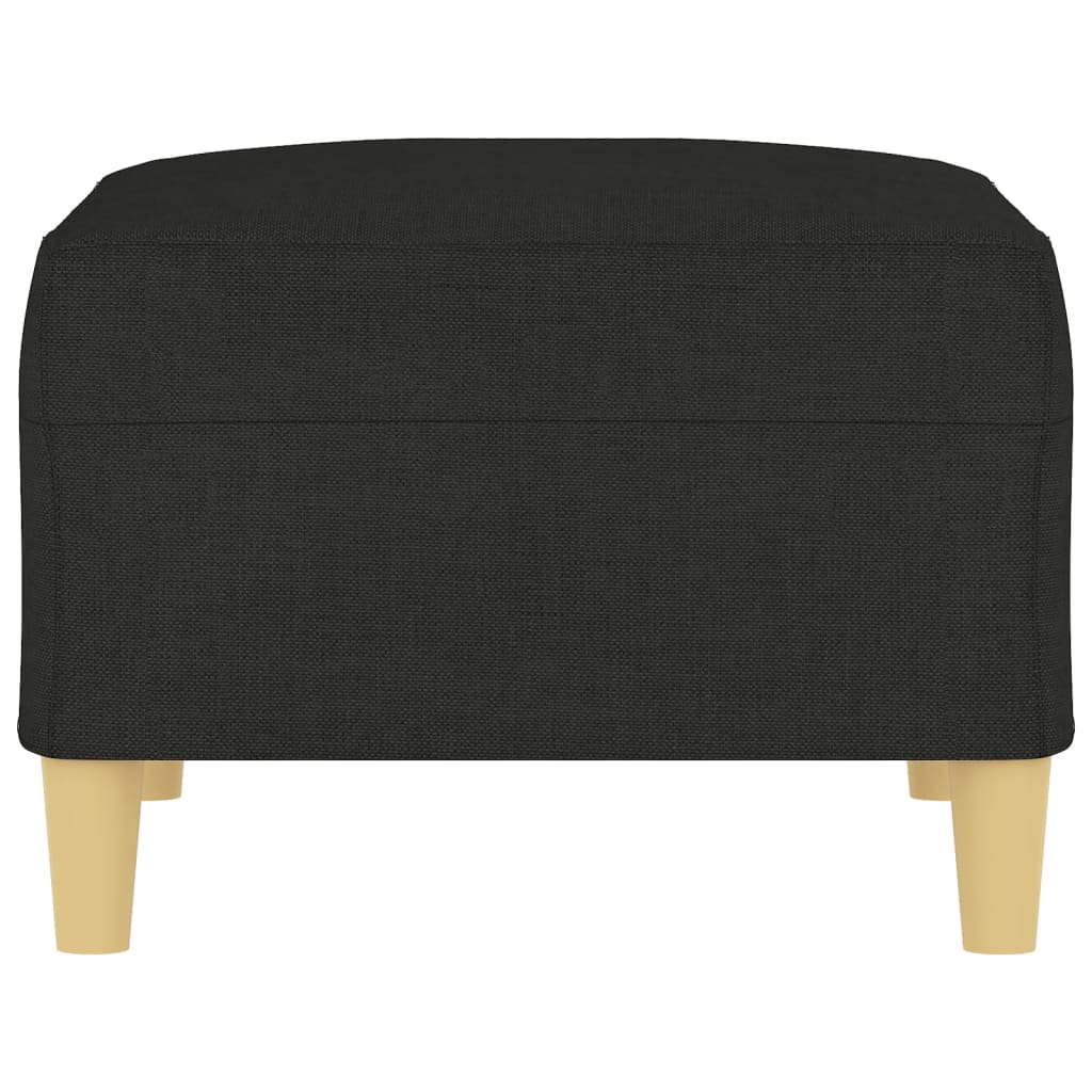Footstool Black 70x55x41 cm Fabric