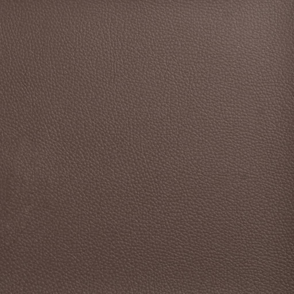 Footstool Brown 60x50x41 cm Faux Leather