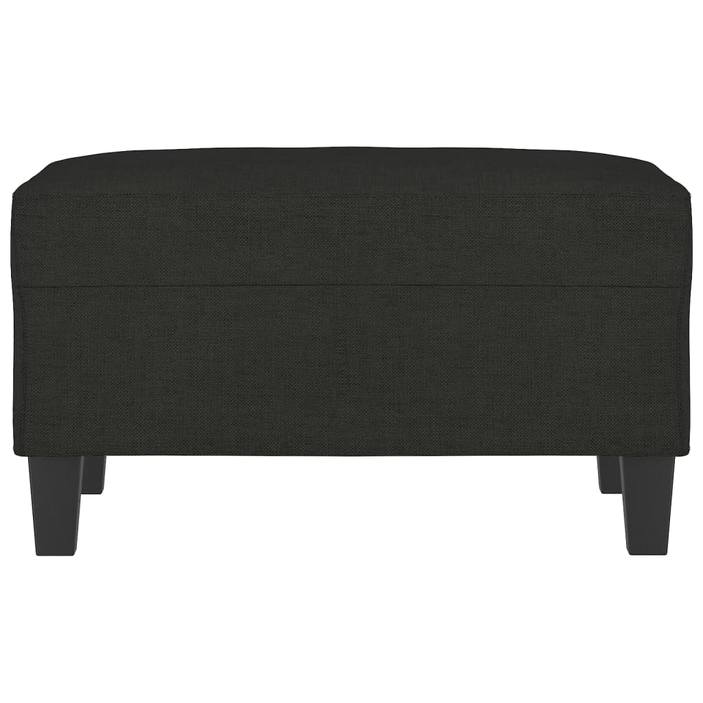 Footstool Black 70x55x41 cm Fabric