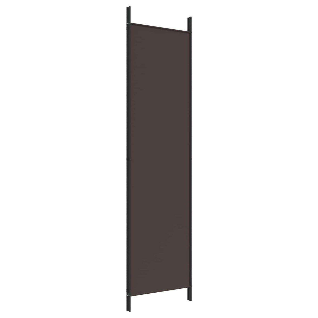 3-Panel Room Divider Brown 150x200 cm Fabric