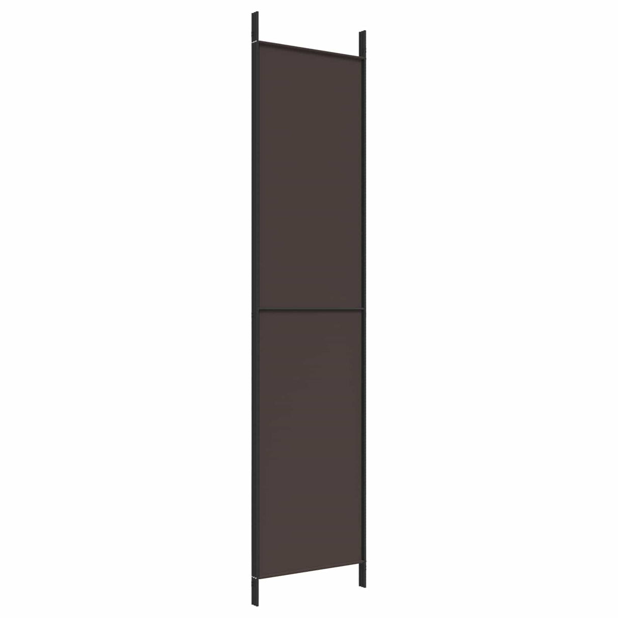 3-Panel Room Divider Brown 150x220 cm Fabric