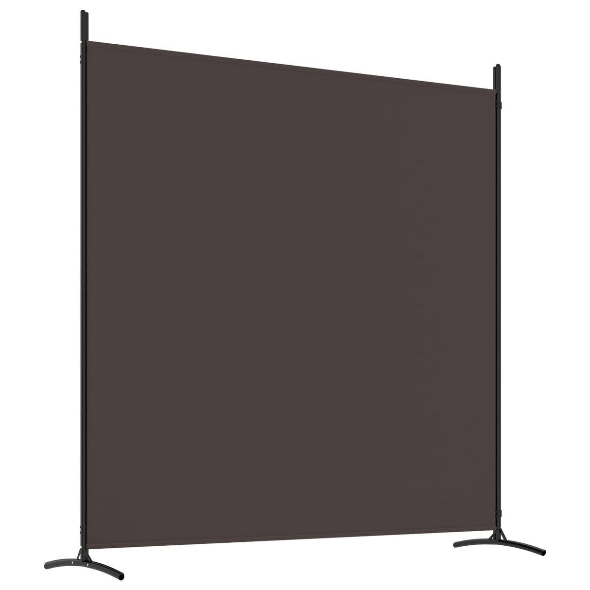 3-Panel Room Divider Brown 525x180 cm Fabric