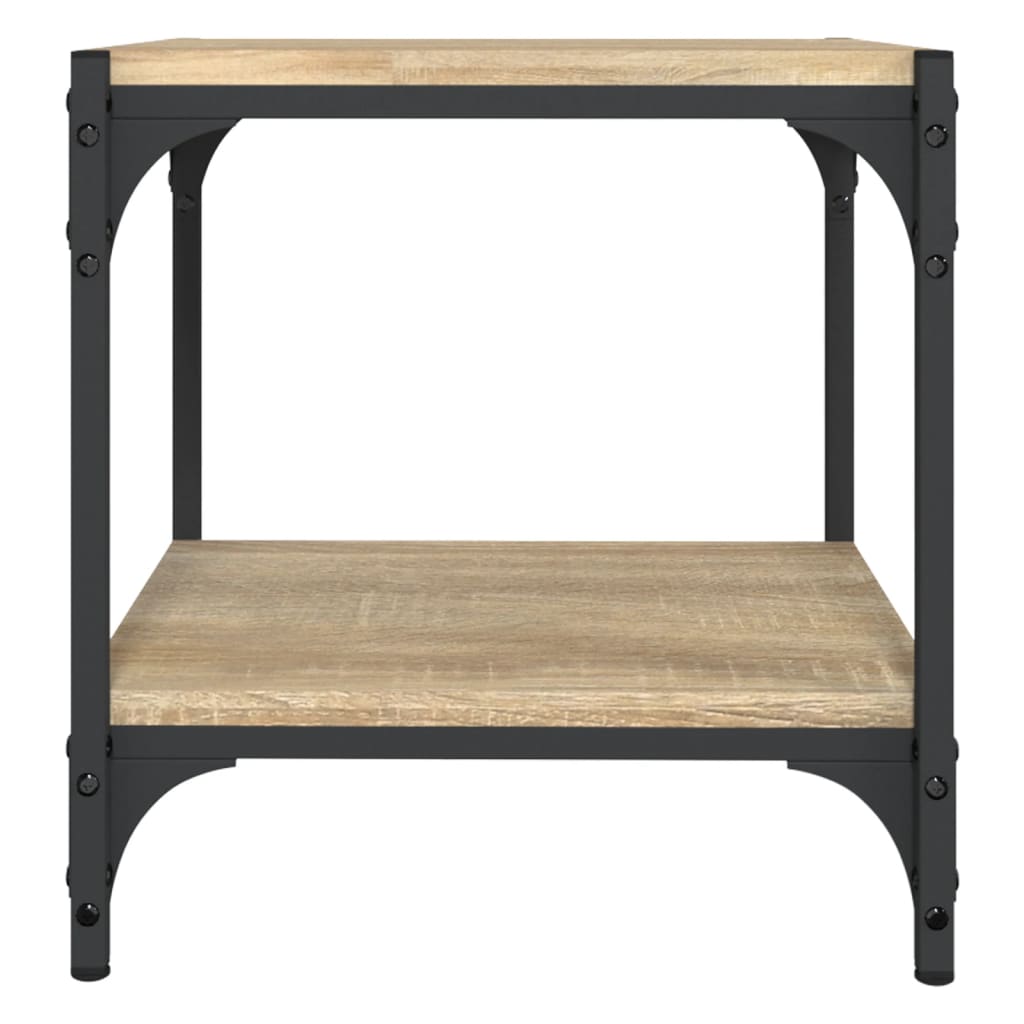 TV Cabinet Sonoma Oak 40x33x41 cm Engineered Wood and Steel