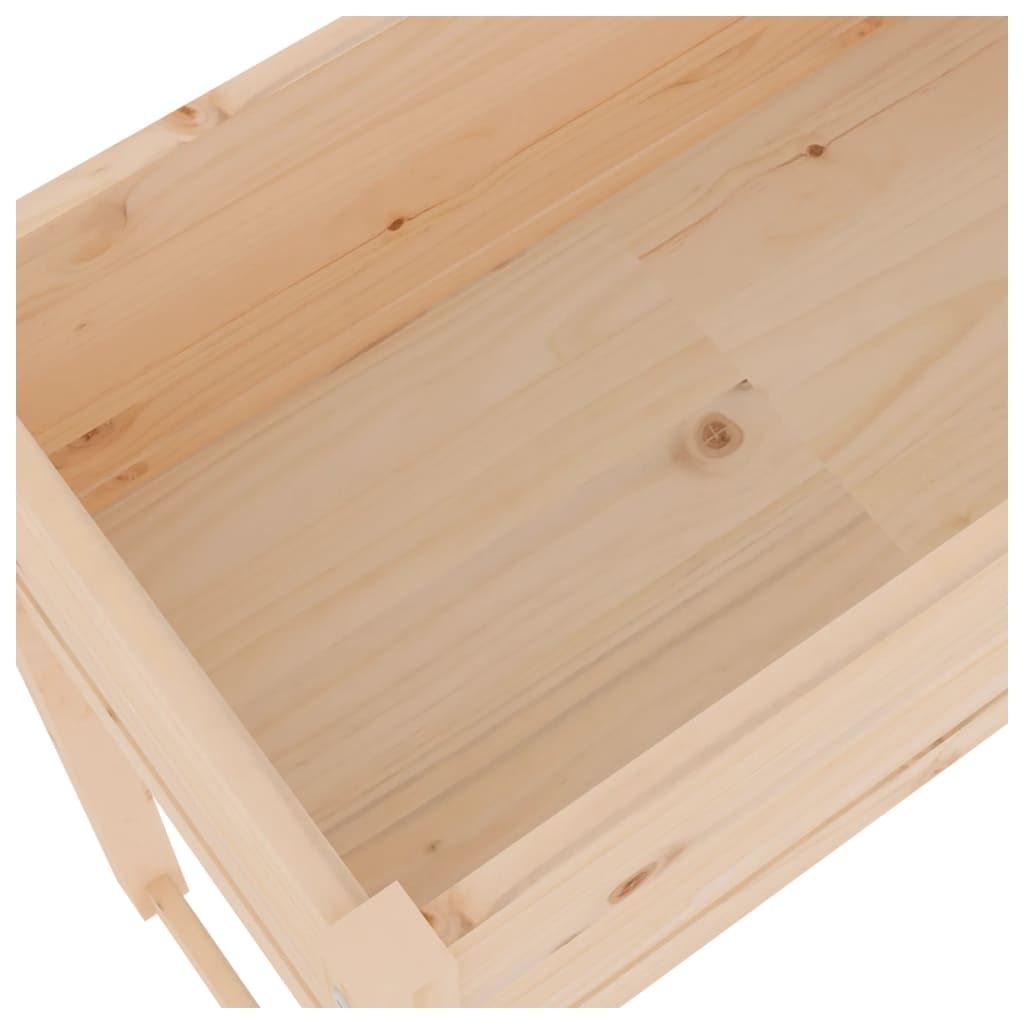 Planter 78x40x81 cm Solid Wood Pine