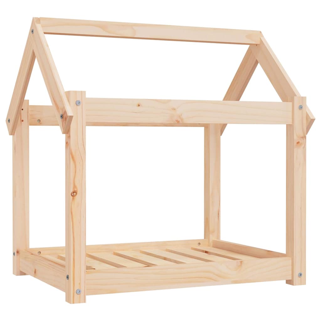 Dog Bed 71x55x70 cm Solid Wood Pine