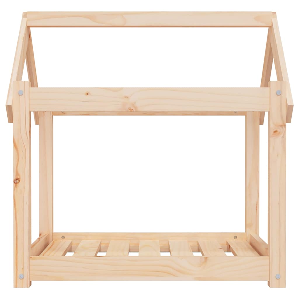 Dog Bed 71x55x70 cm Solid Wood Pine