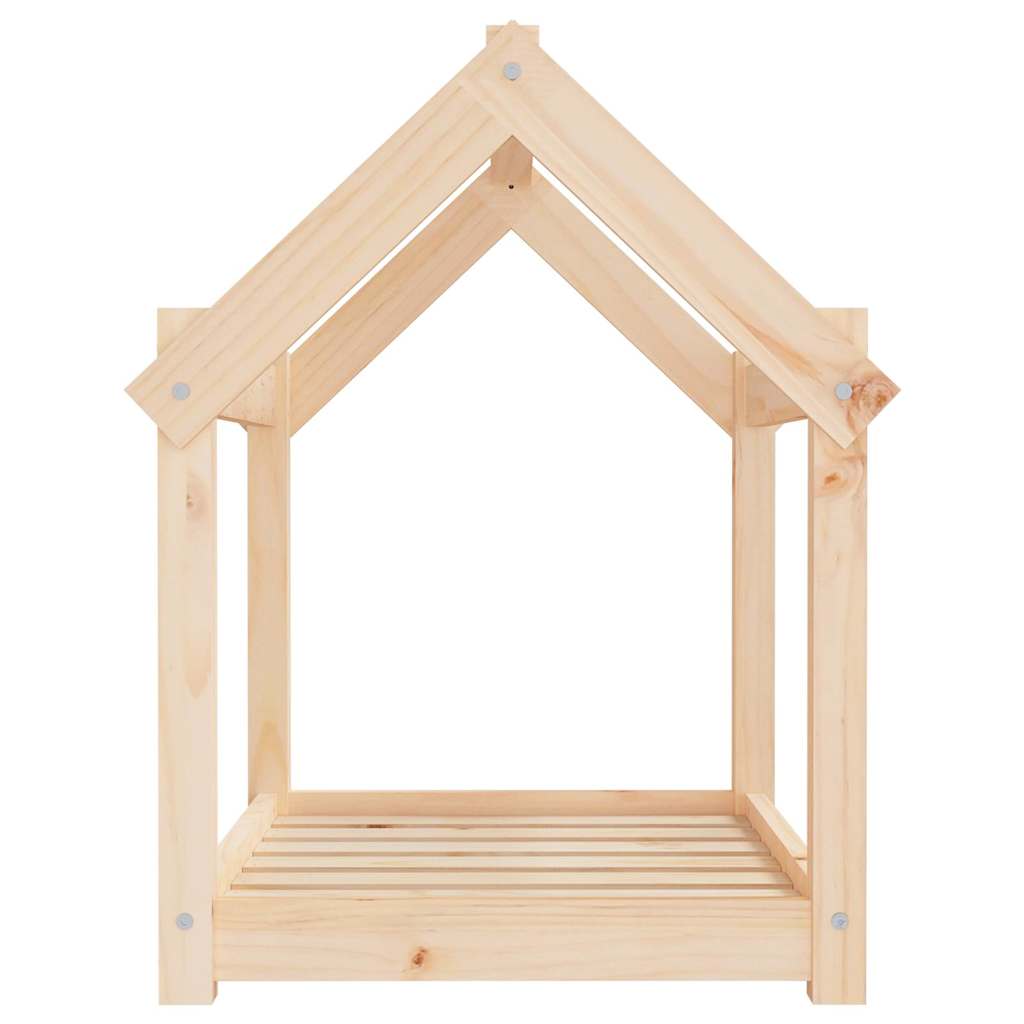Dog Bed 71x55x70 cm Solid Wood Pine