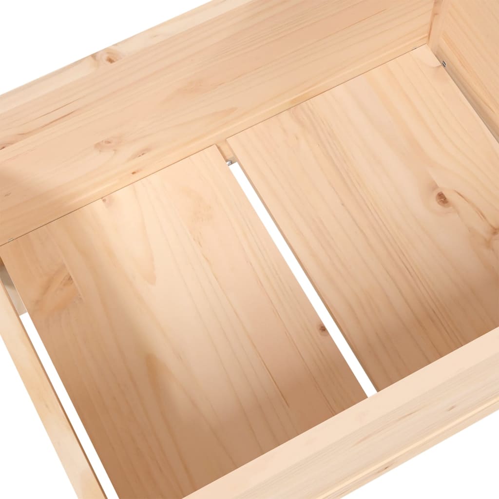 Planter 178.5x44x75 cm Solid Wood Pine
