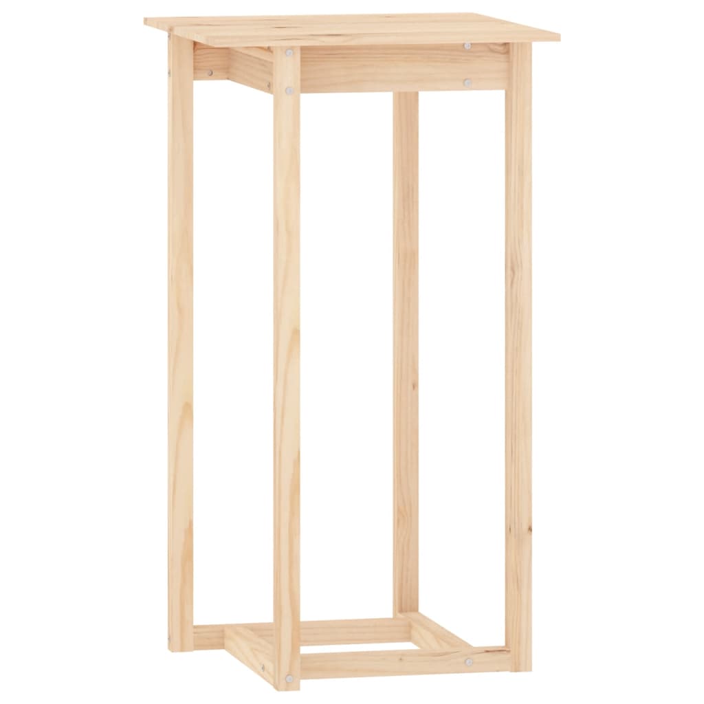 3 Piece Bar Set Solid Wood Pine