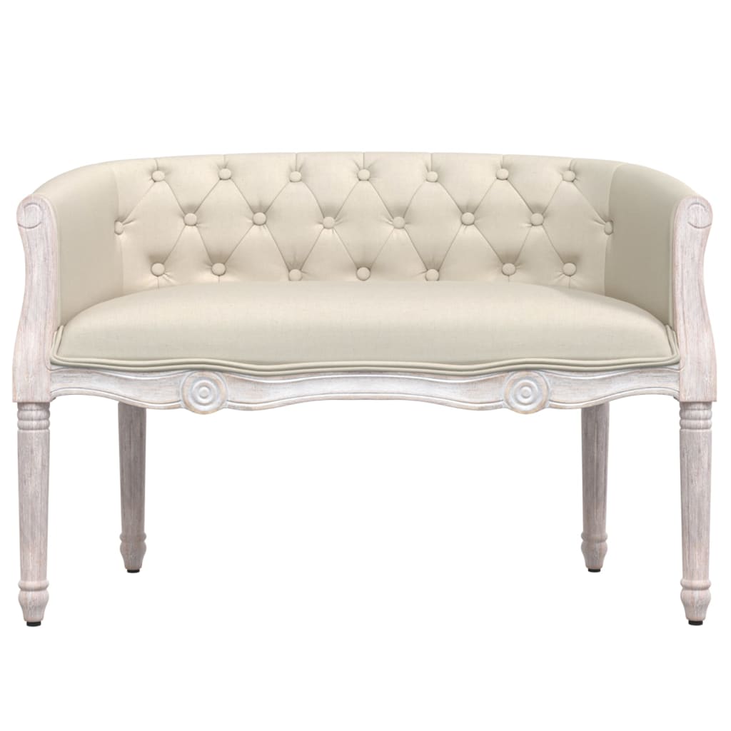 Bench 98x56x69 cm Linen
