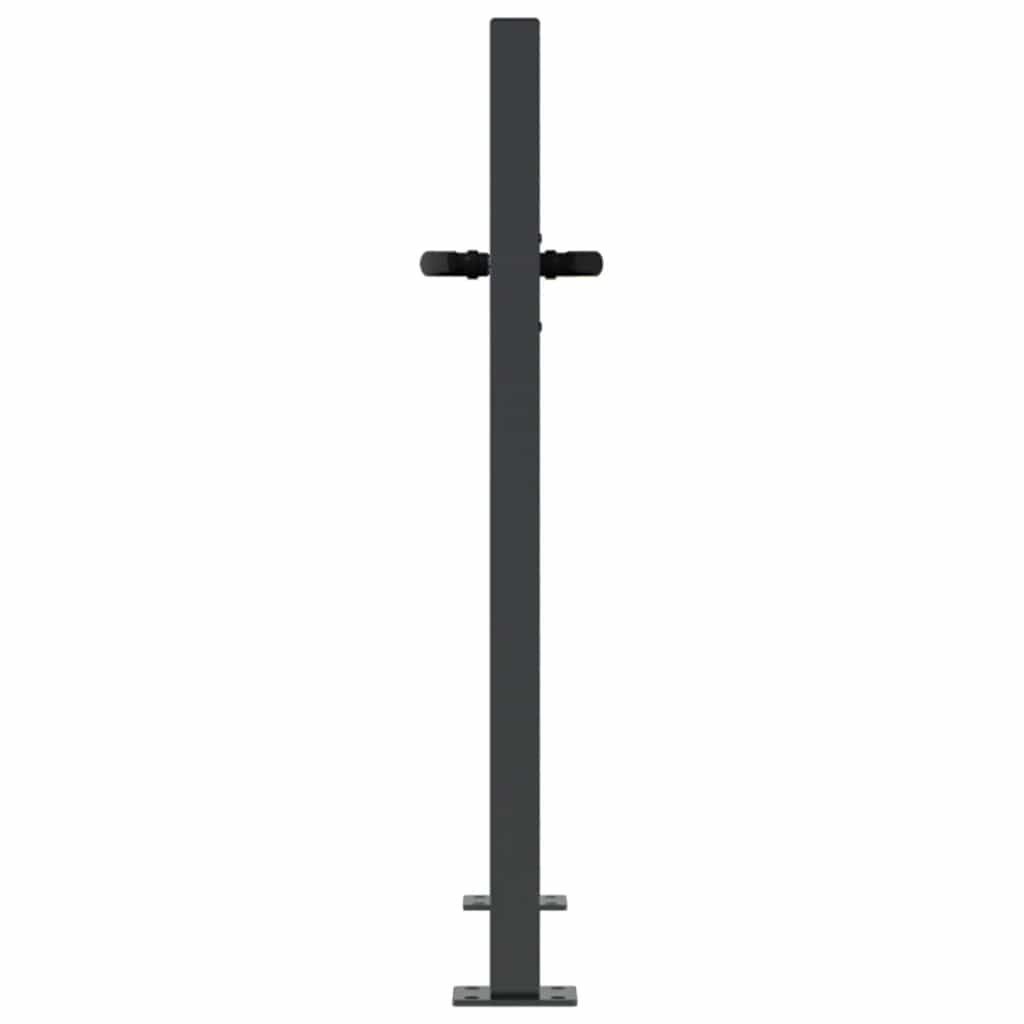 Garden Gate Anthracite 100x100 cm Steel Grass Design