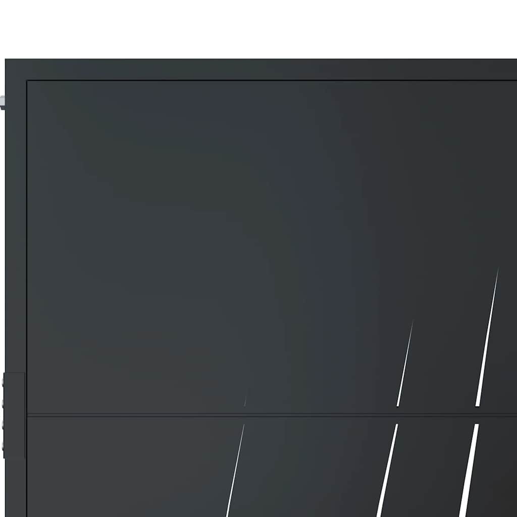 Garden Gate Anthracite 100x100 cm Steel Grass Design