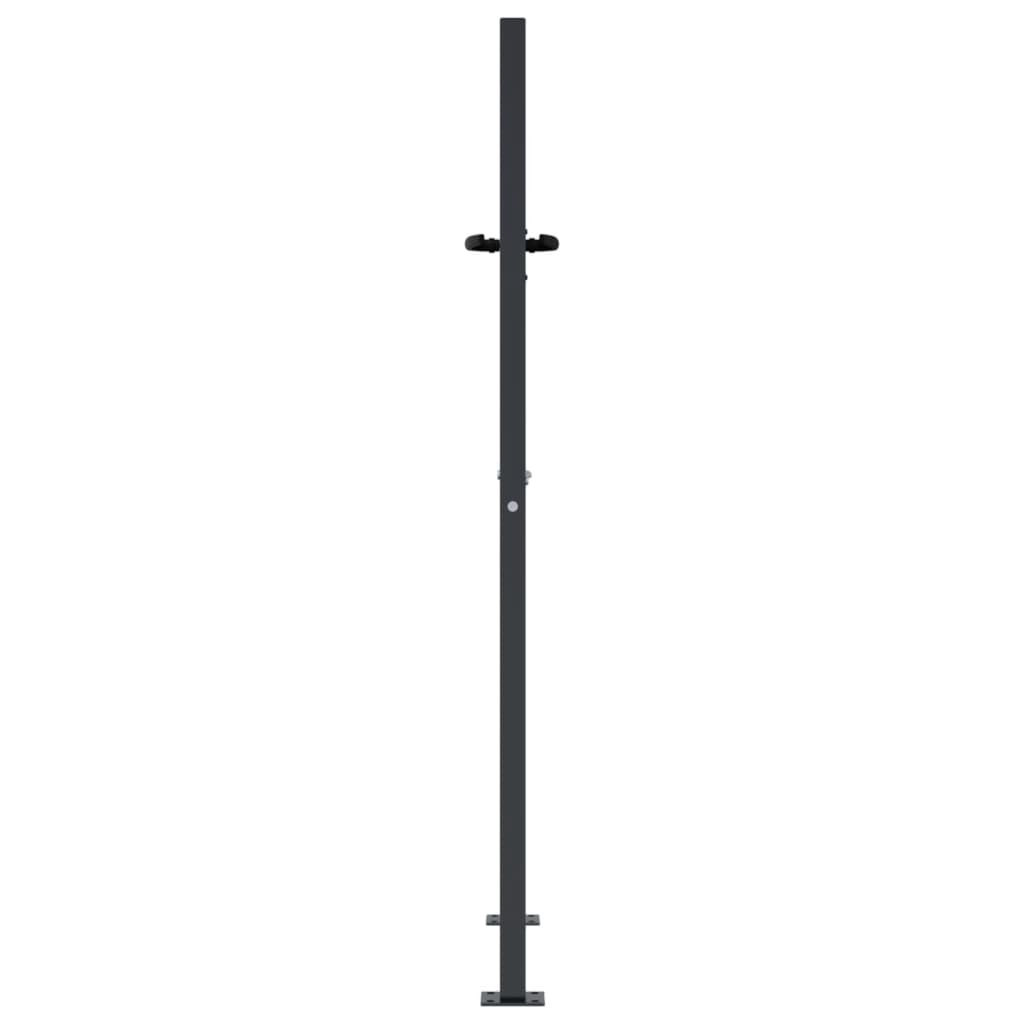 Garden Gate Anthracite 100x125 cm Steel Grass Design