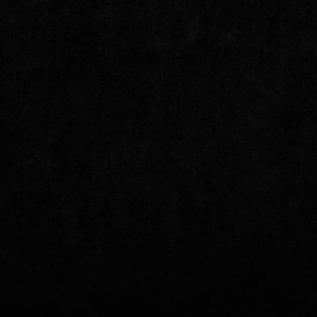 Dog Bed Black 70x45x30 cm Velvet