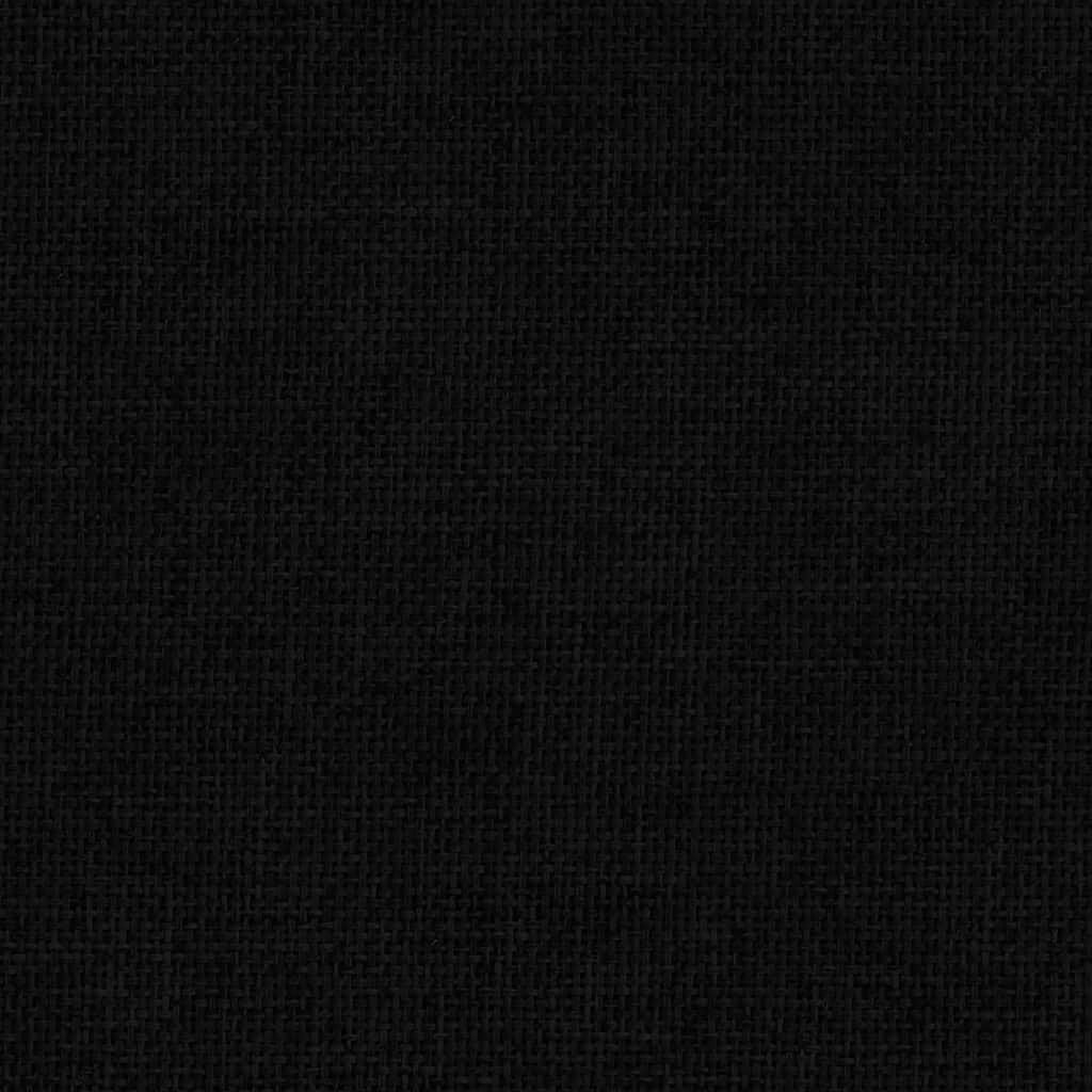 Dog Bed Black 90x53x30 cm Fabric