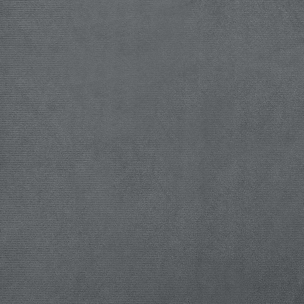 Dog Bed Dark Grey 80x45x30 cm Velvet