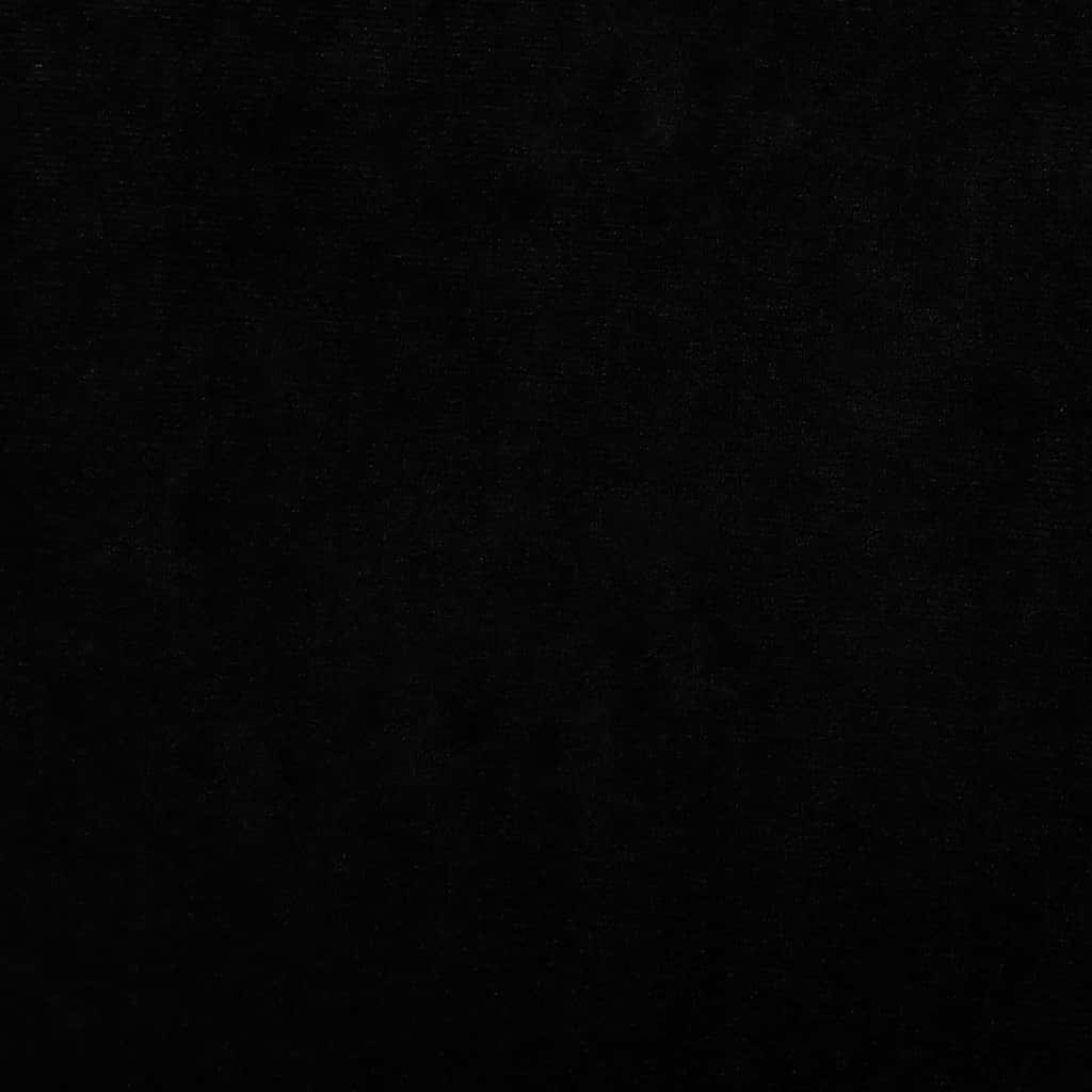 Dog Bed Black 60x40x30 cm Velvet