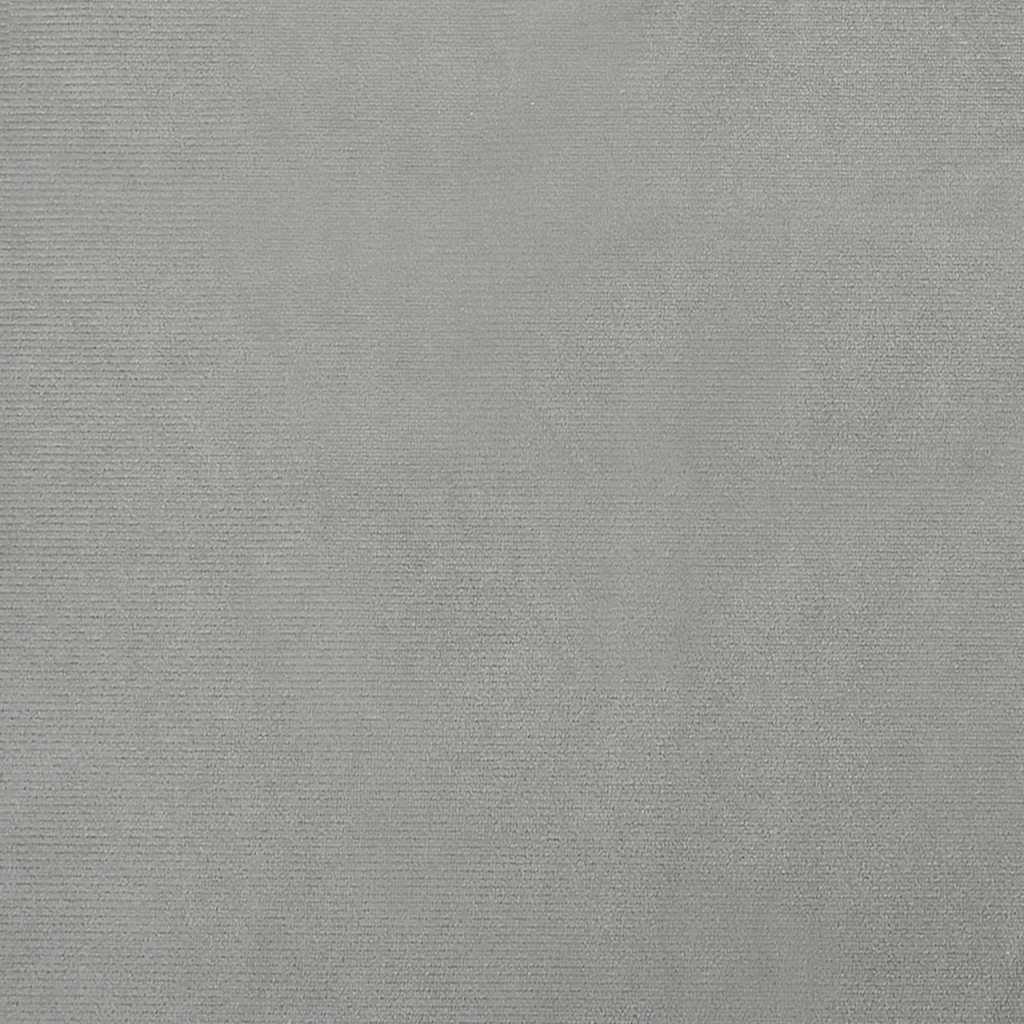 Dog Bed Light Grey 100x50x21 cm Velvet
